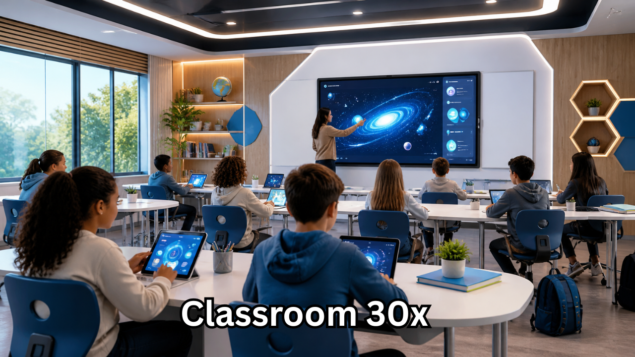 Classroom 30x: The Future of Smart Learning Environments